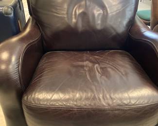 Matching leather chair