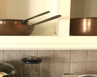 Copper skillets