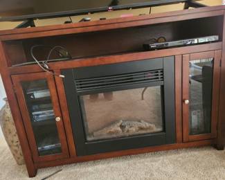 Electric Fireplace/Media Cabinet 225.00