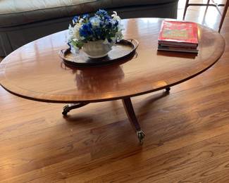 Oval Antique Coffee Table