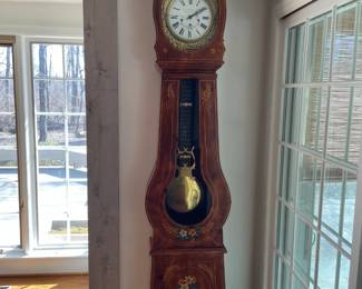 19th Century Antique French Grandfather Clock