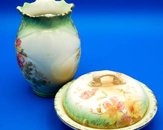 soap dish and vase
