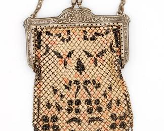 mandalian mini mesh purse