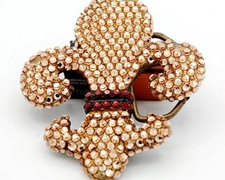 fleur de lis belt buckle