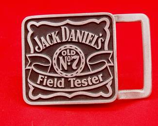 Jack Daniels field tester belt buckle