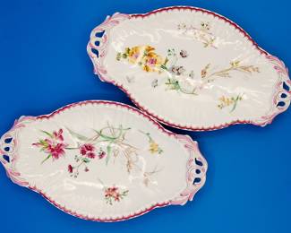 Two's Company flowered wall hangings