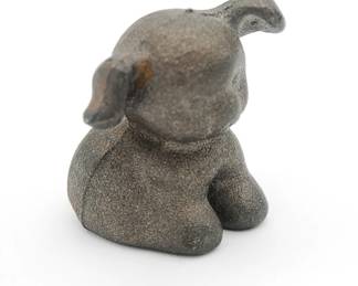 cast iron dog paperweight