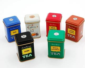 mini tea tins