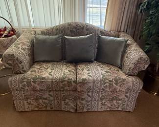 Bassett Loveseat. Available for presale. Contact us if interested.