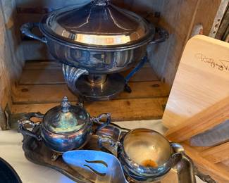 Silverplated service