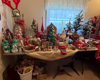 Christmas decor galore