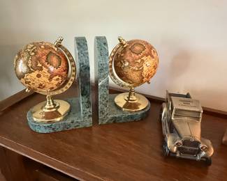 Bookends & Vintage Promo Truck Coin Bank