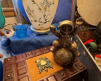 Vintage Man on the Moon Promo Coin Bank