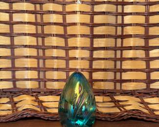 Glass Eye Studio Egg Shaped Paperweight