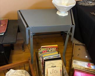 Cute industrial typewriter desk