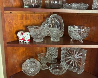 Lots of pretty branded crystal