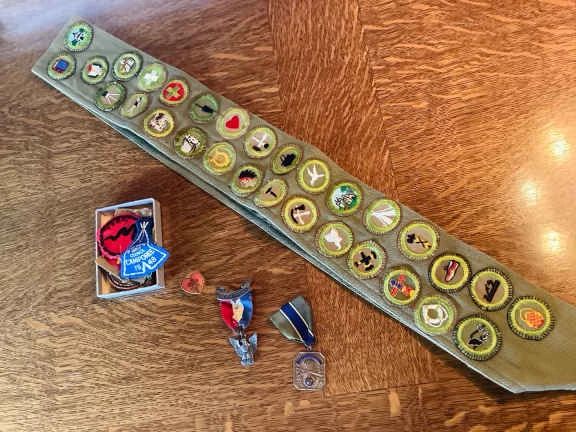 JAKA835 Vintage Boy Scout Patches