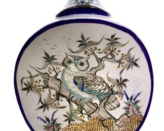 JAKA210 Mexican Tonala Signed Vase