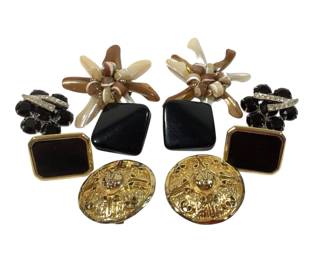 JAKA605 Vintage Paola Gucci, Napier And More Clip Ons