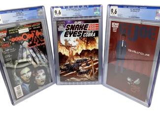 TN21 Three CGC Comics 2 Snake Eyes 1 XFiles