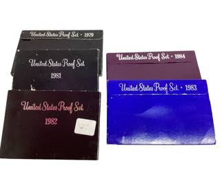 TN19 Five 7984 Proof Sets