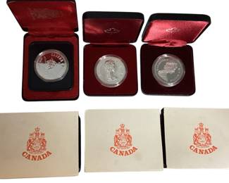 TN12 Six Canada Silver Dollars