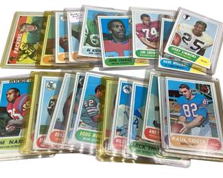 TN15 Group Of 1968 Football Rookie Cards 24 Total