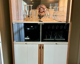 Very cool vintage bar & media center 