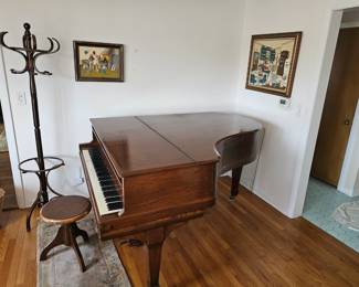 Sohmer Grand Piano Mahogany 