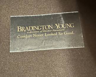 Bradington young leather chair