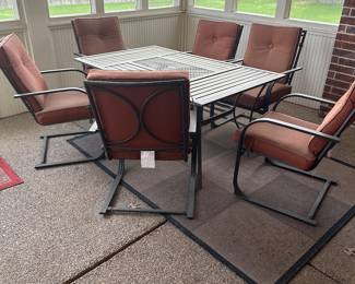 Patio table and chairs