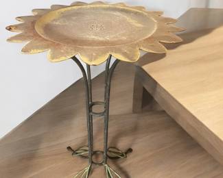 Sunflower bird feeder or small table