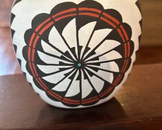 Native American Pottery White Wheel