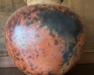 Round Earthenware Vase