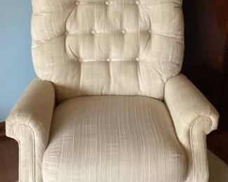 Beige Recliner