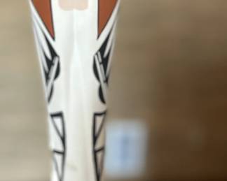 Native American Pottery Statue of Lady with bowed Head