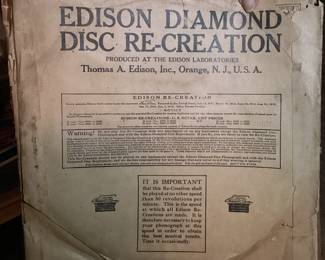 Edison Addition Disc Recreation Record Collection