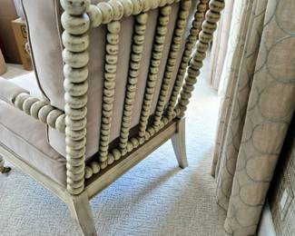 Fabulous Bobbin Spool arm chair Mark Hampton 