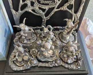 The Bunny Band by Michael Ricker Pewter signed numbered 