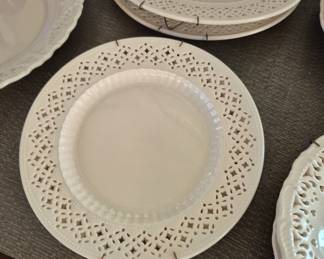  Hartley Green & Leeds Pottery England Plate Collection