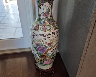 Pair Asian Floor Vases