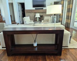 Wood sofa table 