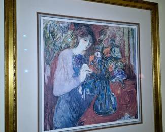 Barbara Wood numbered signed art 
