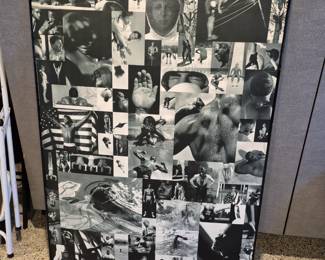 Framed Olympic poster 