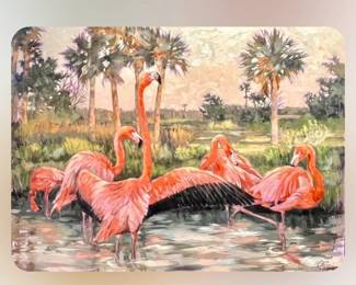"Scarlet Preserve" an Original painting by local artist, the amazing
 Jami Childers!
Measures 36"x48"
