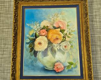 Original large painting signed C. Bonacci
