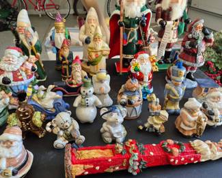 Vintage Louisville Stoneware Christmas Figurines