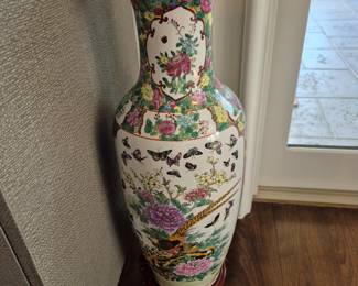 Pair Asian Floor Vases
