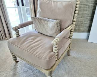 Fabulous Bobbin Spool arm chair Mark Hampton
