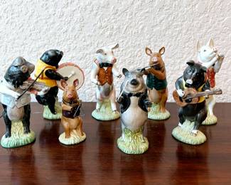 Pig band figurines Beswick ware England 
